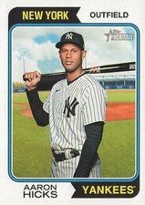 2023 Topps Heritage #75 Aaron Hicks