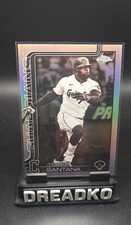 2025 Topps Chrome Update Series - Carlos Santana #USC11 Sepia Refractor