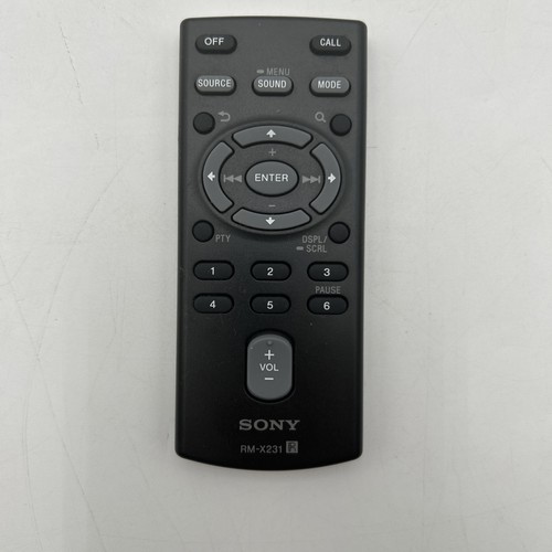 Sony RM-X231 Black Wireless Handheld Remote Control Sony Car Stereo Radios NEW