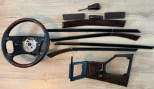 BMW E39 Muschelahorn Interieur Holz Zierleisten Set mit Lenkrad f�r 5er FULL