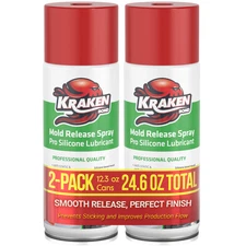 Kraken Bond Silicone Mold Release Spray 12.3 oz - 2 Pack