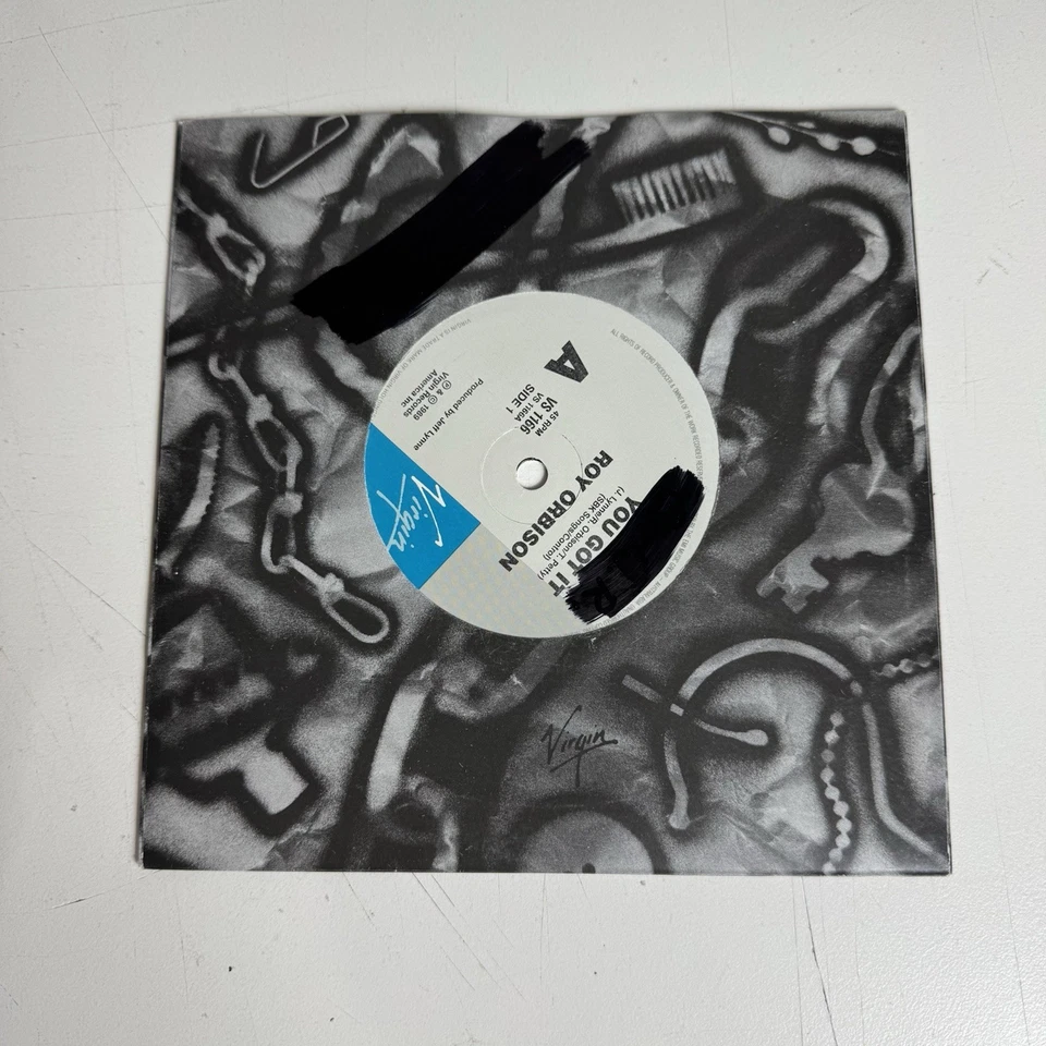 Roy Orbison you Got it Vinyl Single 45RPM 7" Virgin Records 1989 VS1166 - Image 2 of 4