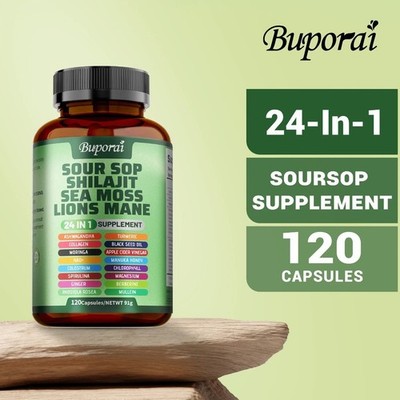 24-in-1 Soursop Dietary Supplement | Supports Skin, Joint & Bone Health NEW