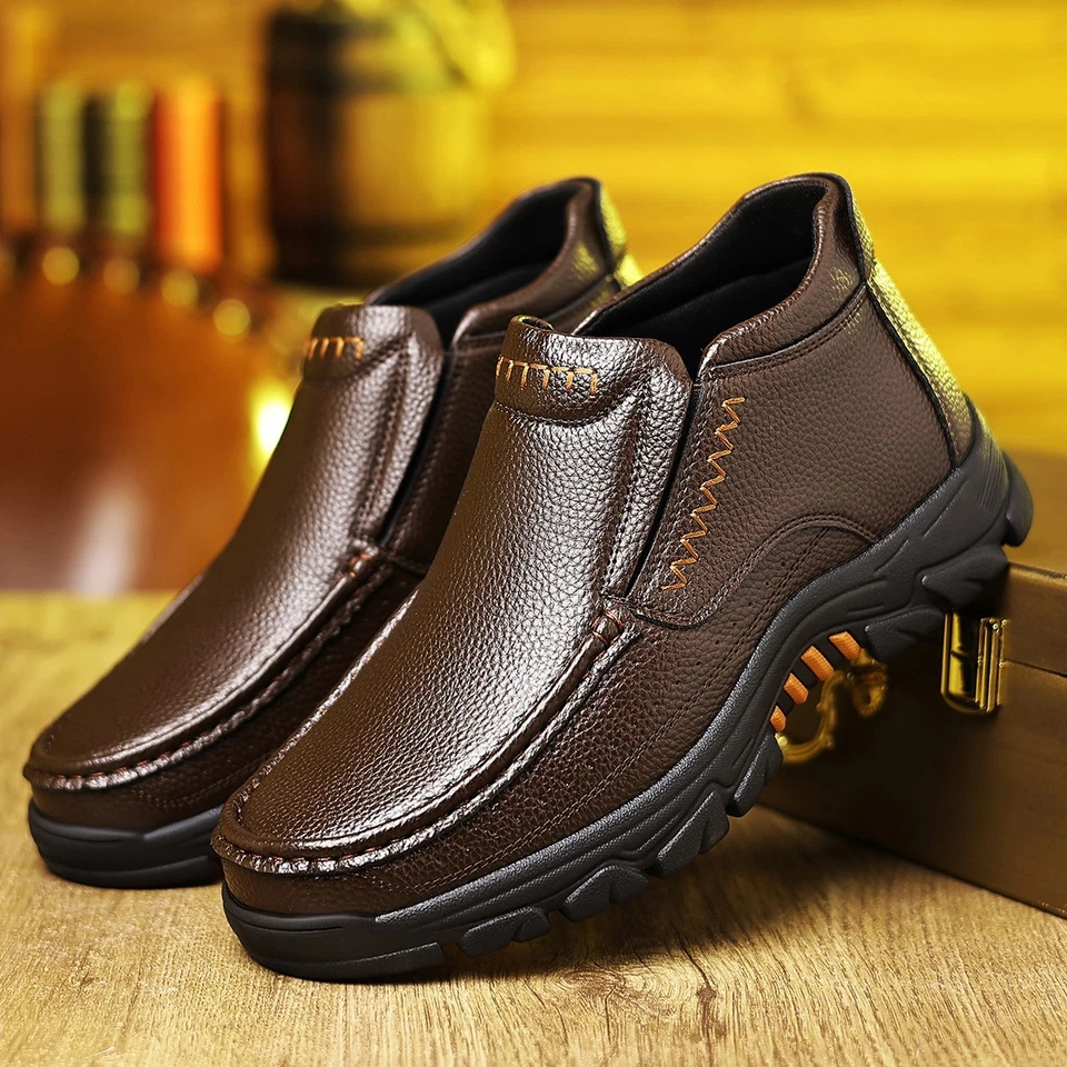 Men's Casual Slip On Shoes Non Slip Comfortable Durable Footwear for Daily Wear - Image 3 of 4