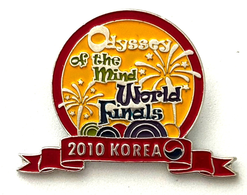 Odyssey Of The Mind 2010 Korea World Finals Enamel Pin International Fireworks