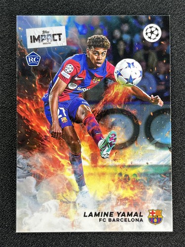 2023-24 Topps Impact UEFA Champions League Lamine Yamal Rookie RC &10101