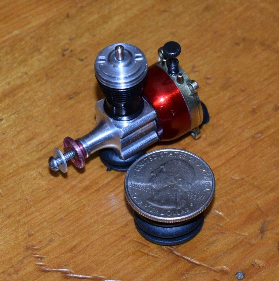 unbenutzter Cox Pee Wee .020 Modellflugzeug Motor Tank Oldtimer Glühmotor 020