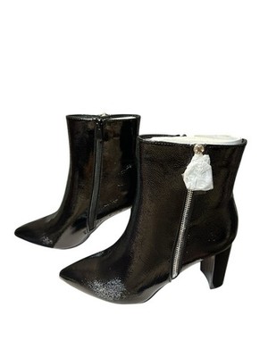 DREAMPAIRS WOMEN S SIANA BALCO PAT ANKLE DRESS BOOTS SIZE 9 NIB #324