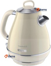 Image of Ariete Vintage Electric Kettle: 1.7L, 2000W, Stainless Beige Colour ARI-2869-BG