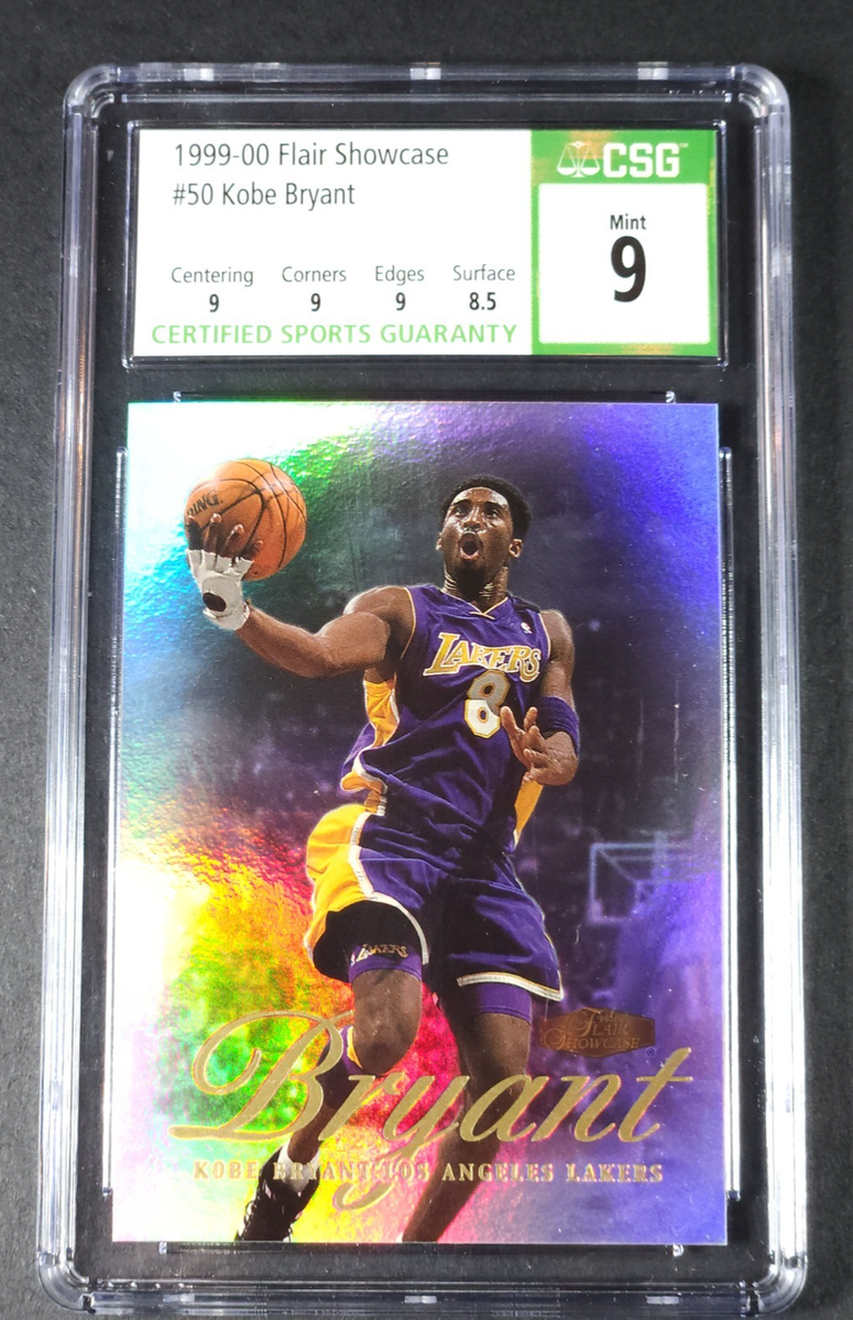 1990-91 FLAIR SHOWCASE HOLO #50 KOBE BRYANT CSG 9 MINT LOS ANGELES