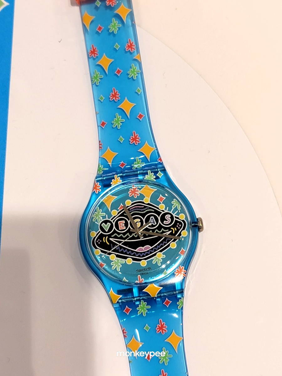 NIB Swatch Destination Watch PRETTY VEGAS! Exclusive Jelly  display picture 2