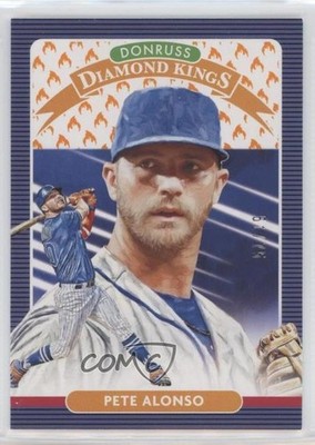 2020 Panini Donruss Diamond Kings On Fire 51/75 Pete Alonso #7 5w7