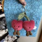 NEW Jellycat Amuseable Cherries - Cherry Key Ring Charm With Tags & Dust Bag