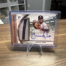 2025 Topps Museum Jumbo Patch Auto Jeremy Pena /25