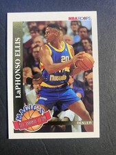 1992-93 Hoops Laphonso Ellis Magic's All Rookie Team Denver Nuggets Card #4