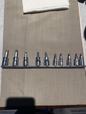 SNAP-ON ,10PC, Combination Drive TORX BIT Socket Set. FTXR-E