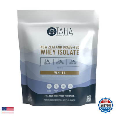 Taha Health & Nutrition Taha Health Nutrition Vanilla Whey Protein Isolate
