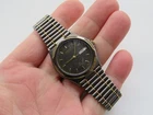 Vintage mens quartz wrist watch SEIKO SQ 100 8123-6349 for parts