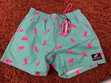 Vintage Gecko Hawaii Shorts Swim Trunks USA Made Medium Mens Large