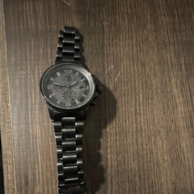 Citizen Nighthawk Men's Black Metal Analog Wristwatch Bracelet Band