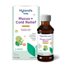 Hyland's Baby Mucus Cold Relief 4oz Natural Cough Congestion Syrup for Babies