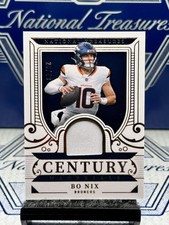 2025 National Treasures Bo Nix Gold Century Materials Patch,SSP#/49🔥BRONCOS