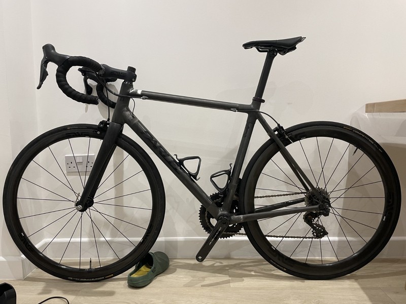 Parlee Z-Zero Carbon Frame; Size M/L, Waxed Raw Carbon