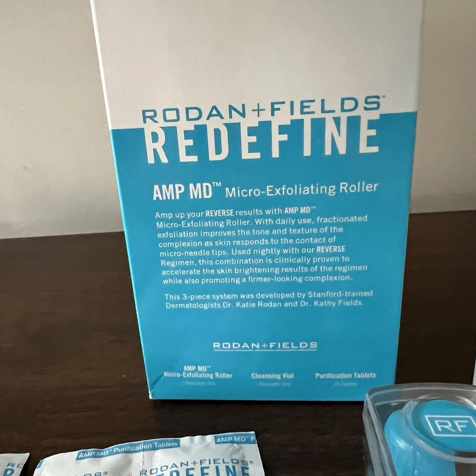 Rodan + Fields Redefine AMP MD Anti Aging Micro Exfoliating Roller System New - Image 2 of 4