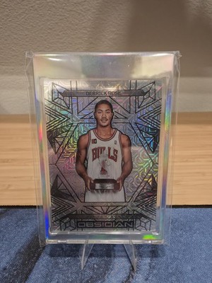 2024-25 Panini Obsidian Basketball - 1/1 Vibrant Mojo Derrick Rose #195