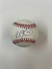 Steve Pearce- Autographed baseball  Tampa Rays