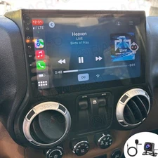 For Jeep Wrangler JK 2011-2017 10.1" Car Radio Stereo Carplay Android15 GPS Navi