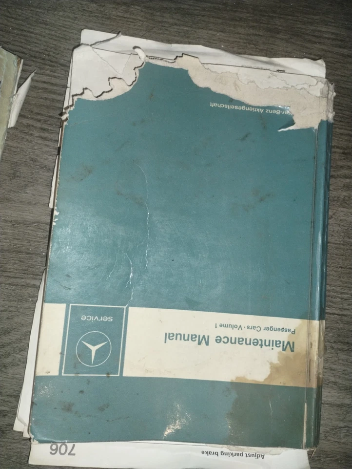 3 MANUALES DE SERVICIO DE TIENDA MERCEDES-BENZ CLÁSICOS 190 C 200 230SL 250SL 200D 300 SEL  Foto 4 de 4