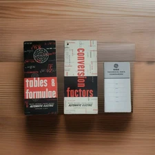 Vintage Conversion Factors Automatic Electric Lot Ephemera 1960