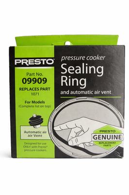 #ad Presto Pressure Cooker Sealing Ring 09909 Genuine Gasket w Automatic Air Vent $13.99