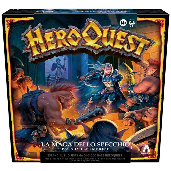Heroquest Der Magier Im Mirror Italienish HASBRO-BRETTSPIEL-image