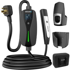 Level 2 Tesla Charger-24Amp 240V, NEMA 14-30 Plug, 25FT Extension Cable, Adju...