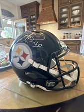 Jerome Bettis Autographed Riddell Speed Helmet Pittsburgh Steelers