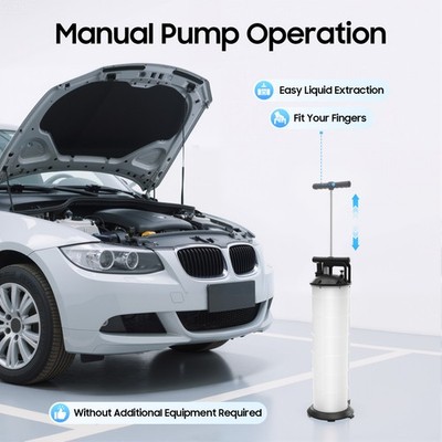 7 Liter Ölabsauger, Ölabsaugpumpe, Vakuumpumpe, Öl-Umfüllpumpe,Oil Extractor NEU