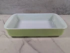 Vintage Pyrex 231 Lime Green Casserole Baking Dish 1.5 qt