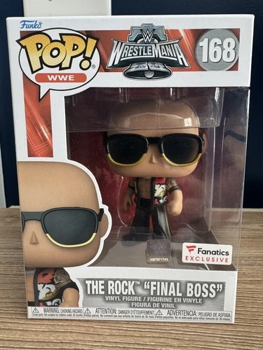 Funko Pop! Vinyl: WWE - The Rock "Final Boss" - Fanatics (Exclusive) #168