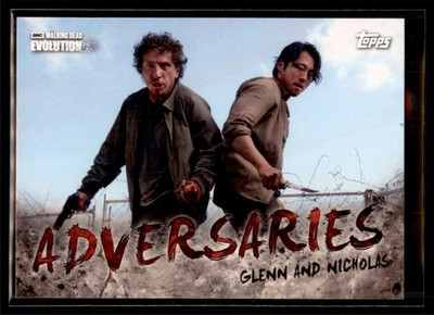 2017 Topps Walking Dead Evolution Adversaries #AD-5 Glenn Rhee Nicholas
