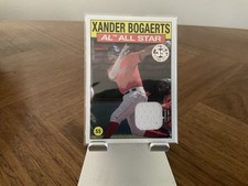 2021 Topps #86ASR-XB Xander Bogaerts 1986 Topps Baseball 35th All-Stars Relics