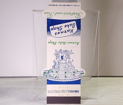 Kaznes Wedding Cake Bake Shop Happy Birthday Mother Vintage 1950s Matchbook