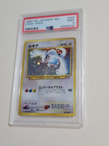 Lugia - Pokemon Giapponese Oro, Argento, Nuovo Mondo Neo Genesis #249 - Nuovi di zecca PSA 9 - Foto 1 di 6