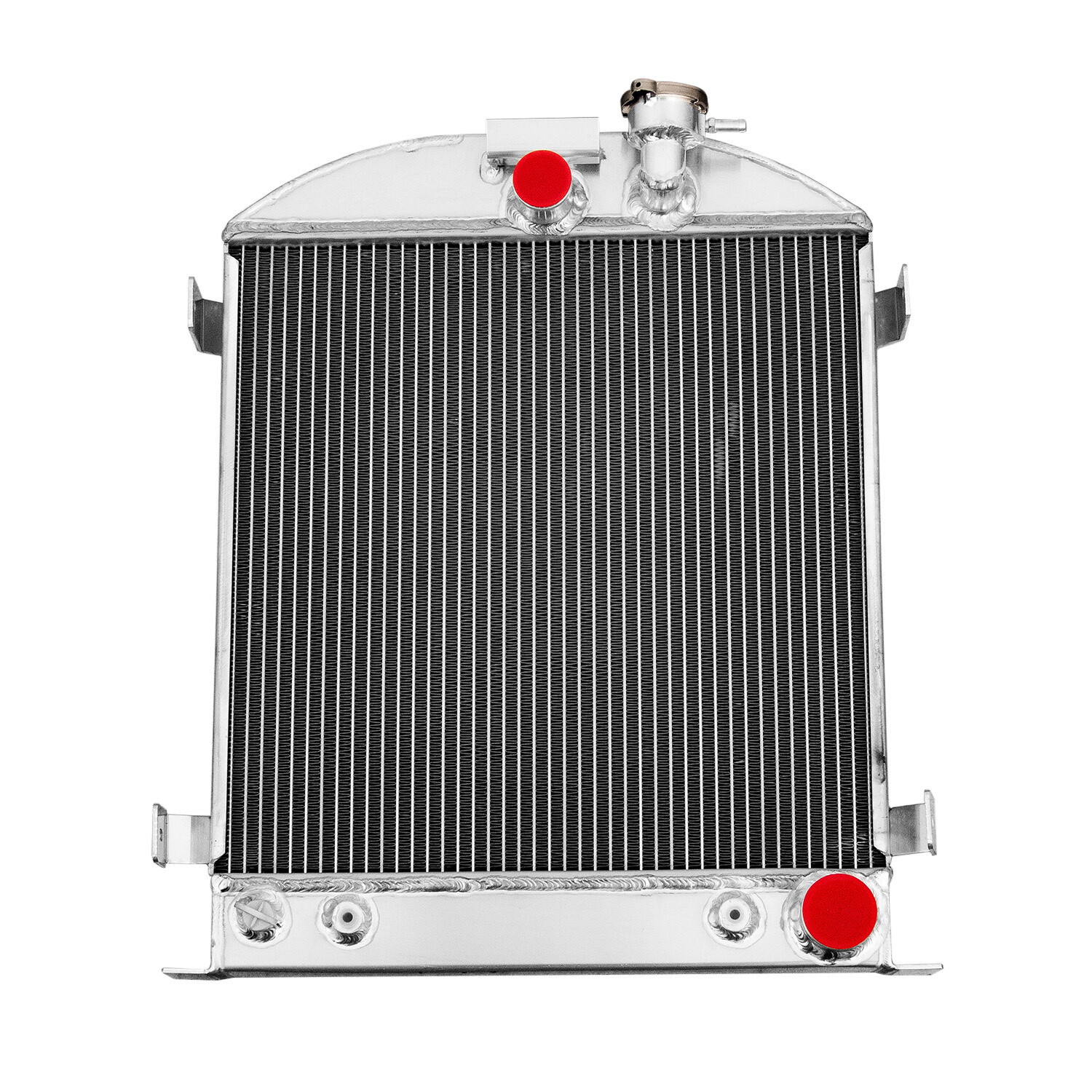 4 Row Radiator For 1932 FORD MODEL HI-BOY HOT ROD CHEVY V8 ENGINE US