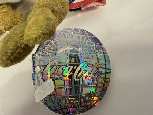 Coca-Cola International Bean Bag Plush - #251 Puerto Rico Hopps Coki Frog 1999 - Picture 10 of 14