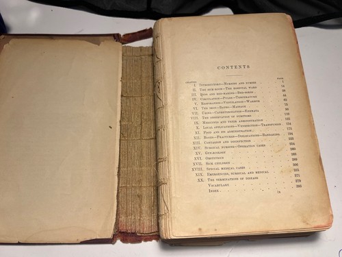 A Text-Book of Nursing by Clara S. Weeks-Shaw, 1902 - Picture 4 of 5