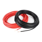 Black Red Primary Wire Lot - 8 10 12 14 16 18 20 22 Gauge Copper Power Cable 12V