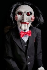 Saw Billy Puppet Halloween a grandezza naturale Prop replica trucchi o scherzi studi 