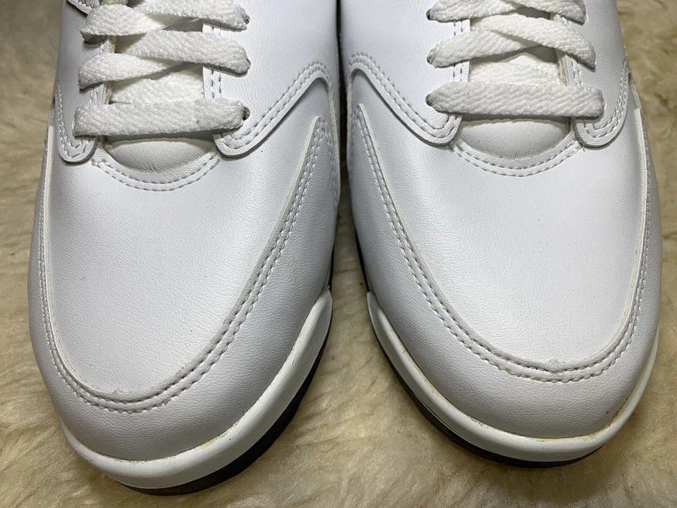 ZAPATO DE GOLF DEXTER SHAWNEE PARA HOMBRE 9,5 WW IMPECABLE NOS CLÁSICO BLANCO F746-9 Foto 3 de 4